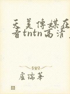 天美传媒在线观看tntn高清免费