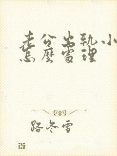 老公出轨小三怀怎么处理