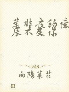 叶非夜的亿万星辰不及你