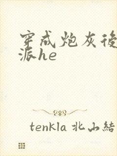 穿成炮灰后和反派he