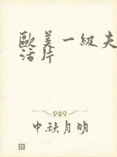 欧美一级夫妻生活片