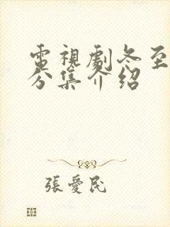 电视剧冬至剧情分集介绍