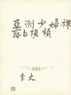 亚洲少妇裸体十露b视频