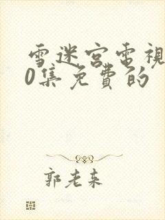 雪迷宫电视剧40集免费的