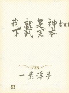 我就是神txt下载完本