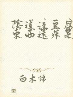 阴道流豆腐渣的东西还痒是什么情况