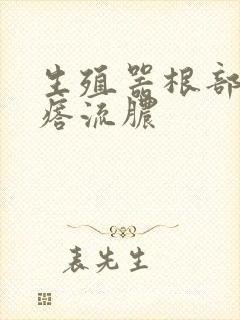 生殖器根部长疙瘩流脓