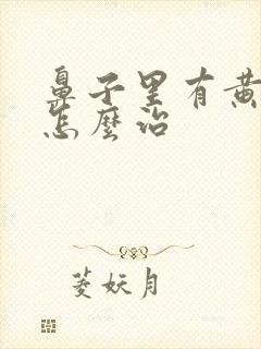 鼻子里有黄鼻涕怎么治