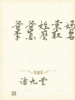 爸爸姓袁妈妈姓李怎么取名