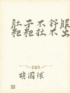 肚子不舒服想拉粑粑拉不出来怎么办