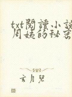 txt阅读小说周姨的秘密