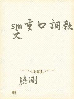 sm重口调教h文