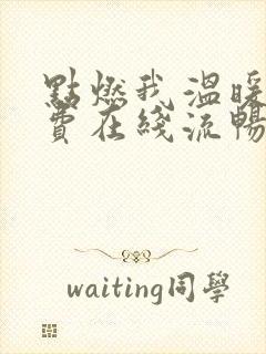 点燃我温暖你免费在线流畅观看