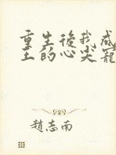 重生后我成为帝王的心尖宠