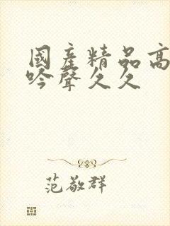 国产精品高潮呻吟声久久