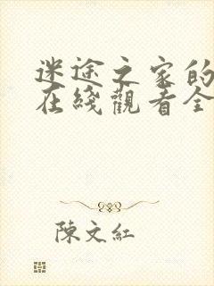 迷途之家的姐姐在线观看全集