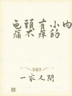 龟头有小肉粒不痛不痒的封面