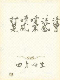 打喷嚏流清鼻涕是风寒感冒还是风热感冒封面