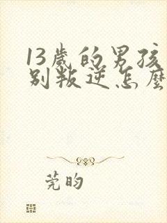 13岁的男孩特别叛逆怎么办