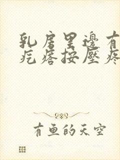 乳房里边有个小疙瘩按压疼痛