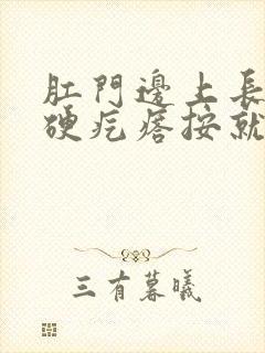 肛门边上长了个硬疙瘩按就疼