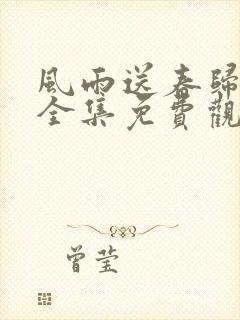 风雨送春归在线全集免费观看电视剧