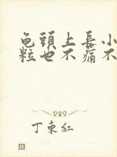 龟头上长小肉颗粒也不痛不痒