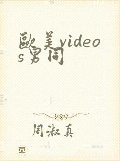 欧美videos男同封面