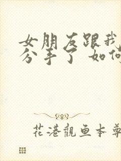 女朋友跟我提出分手了 如何挽回