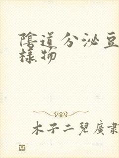 阴道分泌豆腐渣样物