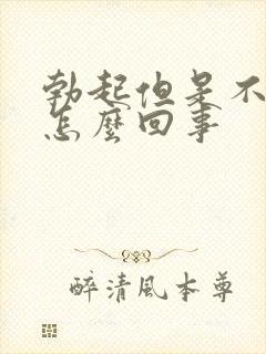 勃起但是不够硬怎么回事封面