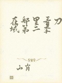 在哪里看刀剑神域第二季封面