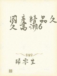 国产精品久久久久高潮6