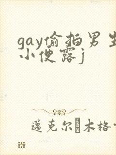 gay偷拍男生小便露j