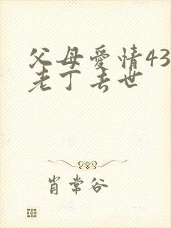 父母爱情43集老丁去世