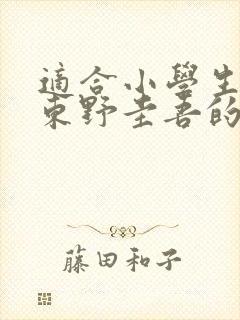 适合小学生看的东野圭吾的书