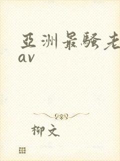 亚洲最骚老熟女av