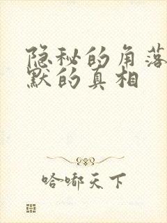 隐秘的角落和沉默的真相