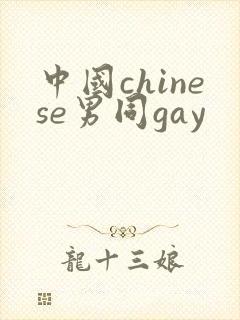 中国chinese男同gay