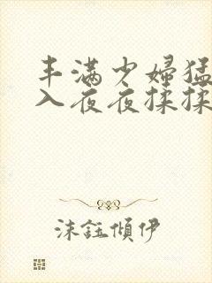 丰满少妇猛烈进入夜夜揉揉日日人封面