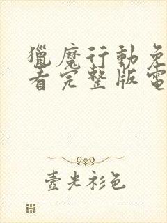 猎魔行动免费观看完整版电影高清封面