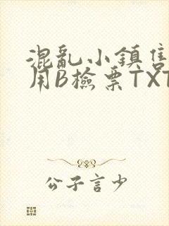 混乱小镇售票员用B检票TXT