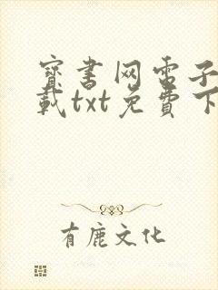 宝书网电子书下载txt免费下载完本