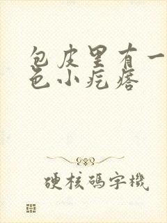 包皮里有一排白色小疙瘩