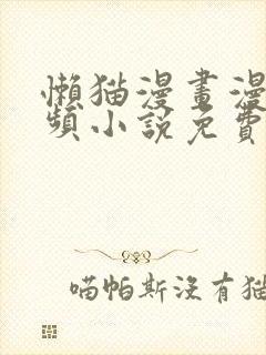 懒猫漫画漫画视频小说免费观看