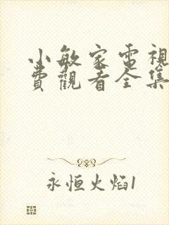 小敏家电视剧免费观看全集