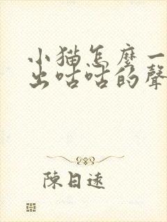 小猫怎么一直发出咕咕的声音