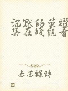 沉默的荣耀39集在线观看免费封面