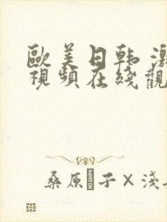 欧美日韩 激情视频在线观看