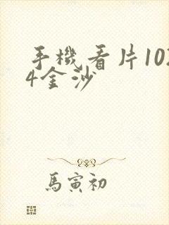 手机看片1024金沙封面